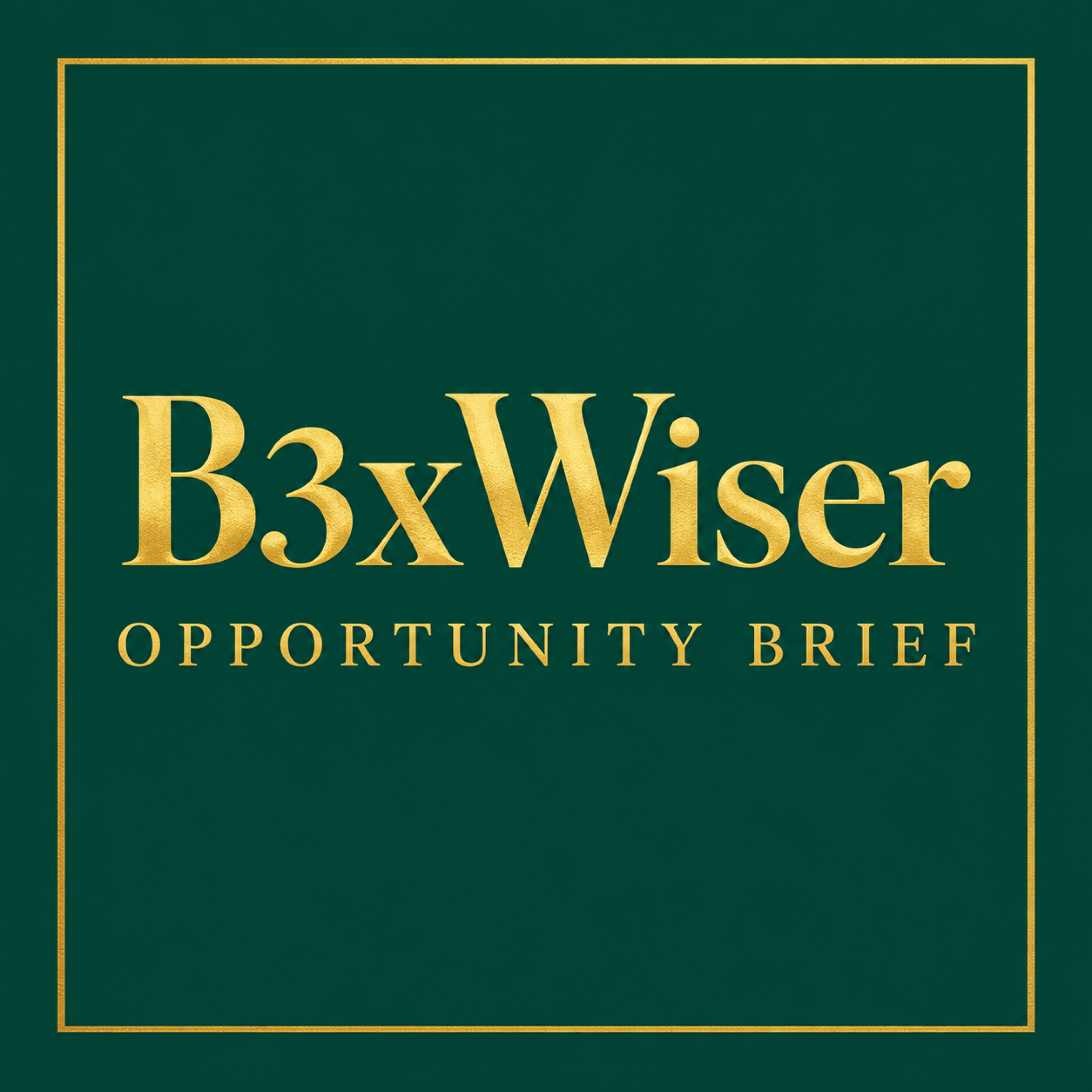 B3xWiser Opportunity Brief